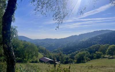 Balade ferme-auberge Buissonnets : sur les traces du plus beau volcan